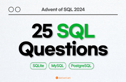 데이터 분석을 위한 SQL 문제풀이 (Advent of SQL 2024)
